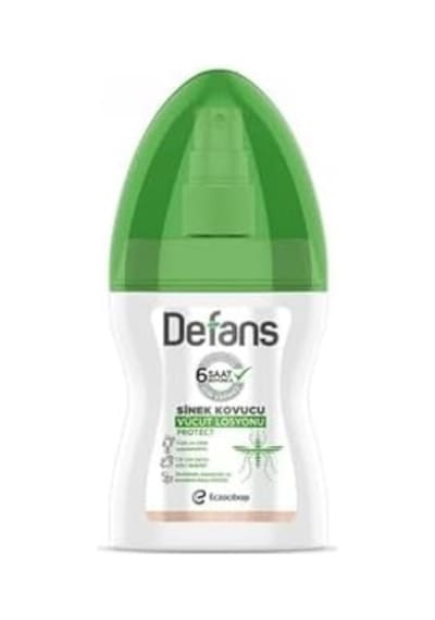 Defans 2'li Protect 6 Saat Etkili Bitki Özlü Sinek Sivrisinek Karasinek Kene Kovucu Vücut Losyonu 100 Ml