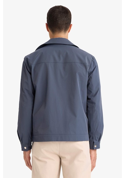 Defacto Slim Fit Dar Kesim Polo Yaka Astarlı Fermuarlı Mont F7821ax26spın269 İndigo-ın269 Defacto Slim Fit Dar Kesim Polo Yaka Astarlı Fermuarlı Mont F7821ax26spın269 İndigo-ın269