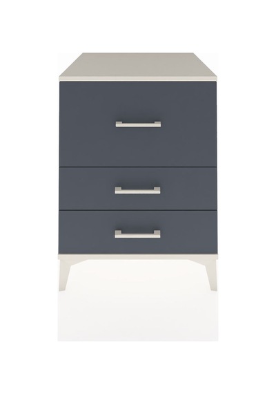 Kronos Komodin 3 Çekmeceli 60x59x80 Aytaşı-antrasit Aytaşı