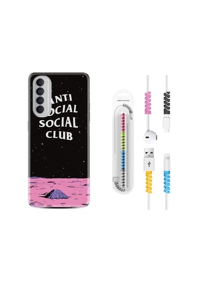Oppo Reno 4 Pro Kılıf Kablo Koruyuculu Shoes 1360