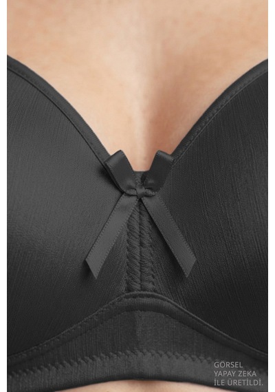Cottonill Bra - Elvia Büyük Beden Parlak Balensiz Straplez Minimizer Kadın Sütyen 3'lü Paket-2 Çok Renkli