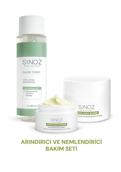 Sinoz Arındırıcı Ve Nemlendirici 3'lü Bakım Seti