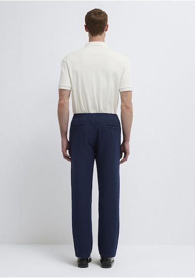 Mavi - Beli Lastikli Lacivert Pantolon 0010596-70490