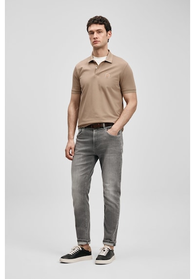 Lufian Carter Smart Erkek Polo T-shirt 111040233 Kahverengi