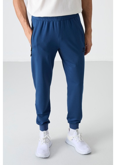 Tommy Life Parlament Fermuar Cepli Standart Kalıp Jogger Erkek Eşofman Alt - 84587 Parlament