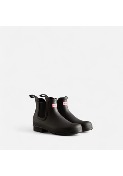 Hunter Mens Orıgınal Chelsea Boot Erkek Siyah Kısa Bot Mfs9116rma-blk Siyah