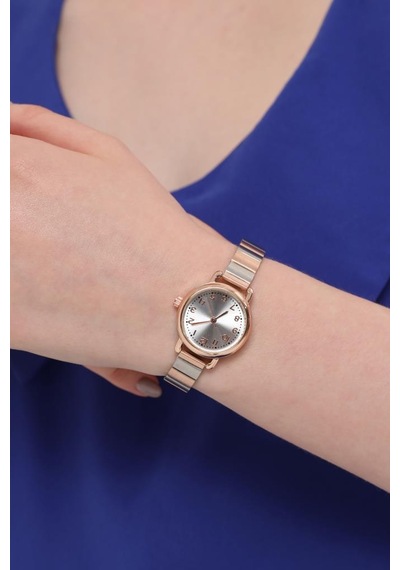 Demeter Gümüş Kadran Rose-gümüş Kordon Kadın Kol Saati Rose Gold