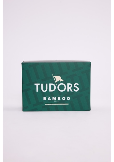 Tudors Özel Kutulu 3'lü Siyah Bambu Çorap-51523