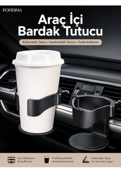 Oto Araç Içi Bardak Tutucu Çok Fonksiyonlu Içecek Tutacağı/bardaklık Car Cup Holder Adet