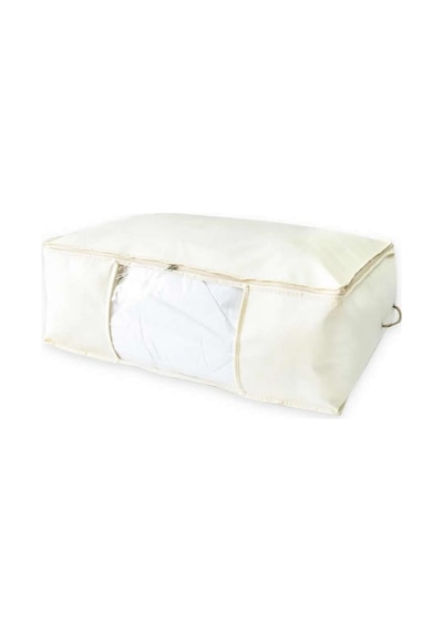 Vedsey Home Baza Altı Düzenleyici Pencereli Büyük Boy Hurç 70 x 50 x 25 CM Krem