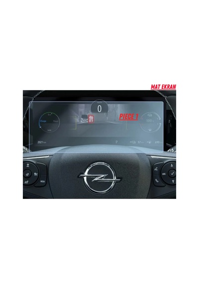 Opel Grandland 2021-2022-2023 Hayalet Gösterge Ve Multimedya Uyumlu Set Mat Ekran Koruyucu