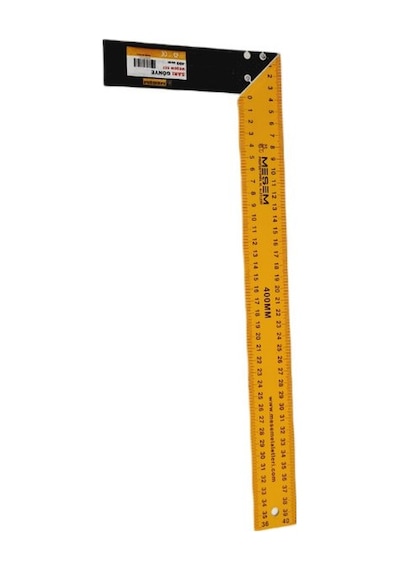 Marangoz Gönye Sari 40 Cm Mesem
