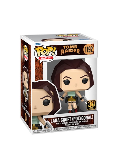 Tomb Raider Pop Lara Croft Polygonal Koleksiyon Vinil Figür
