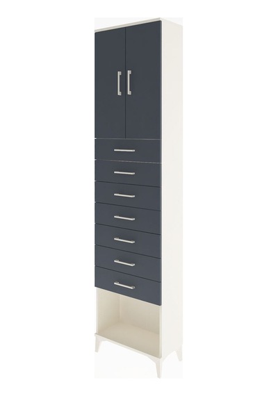 Arges Dolap 2 Raflı 7 Çekmeceli 2 Kapaklı 60x30x243 Aytaşı-an... Aytaşı