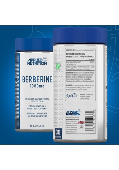 Applied Nutrition Berberine Capsules 1000mg X 60 Caps