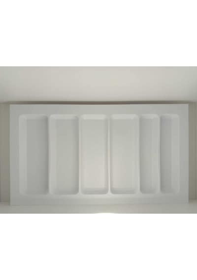 85x49 Cm. Beyaz Kaşıklık Ve Kepçelik 2'li Set 79x41 Cm'e Kadar Kesilebilir - 85x49byz-set Beyaz