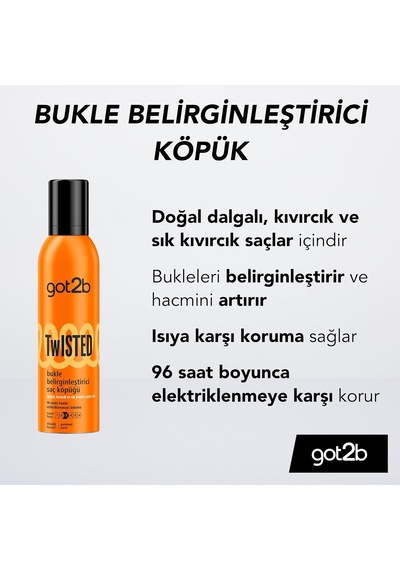 Twisted Bukle Belirginleştirici Köpük 250ml