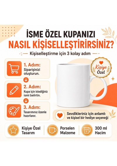 Memleket Hasreti Bitmez Temalı Baskılı Kupa Bardak Hediye Porselen Beyaz