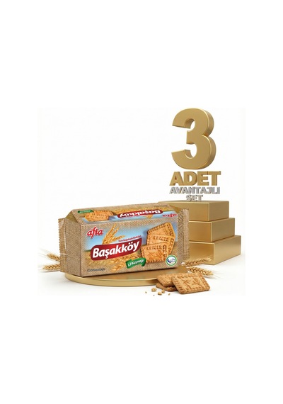 Afia Başakköy Tam Buğdaylı Bisküvi 3x110 Gr