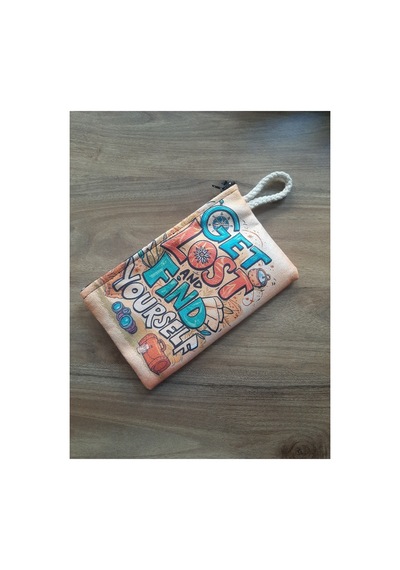 Owl Bag Find Yourself Desenli Tasarım Cüzdan Kalemlik Çanta Düzenleyici Diğer