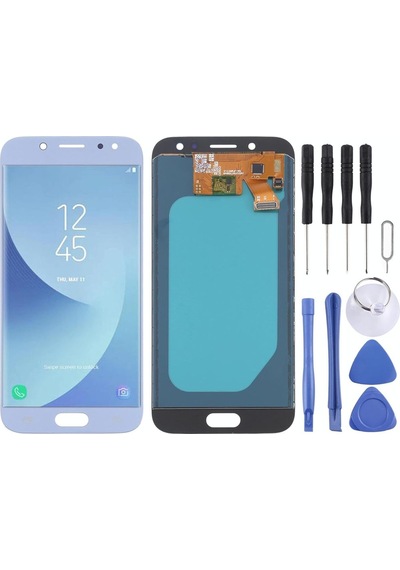 Samsung Uyumlu Galaxy J5 Pro Lcd Ekran Dokunmatik Mavi Sm-j530