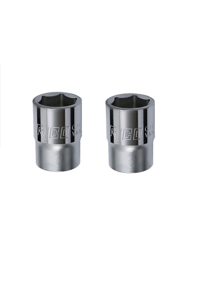 Rico 3/8 6 Köşe Kısa Lokma 8-10mm