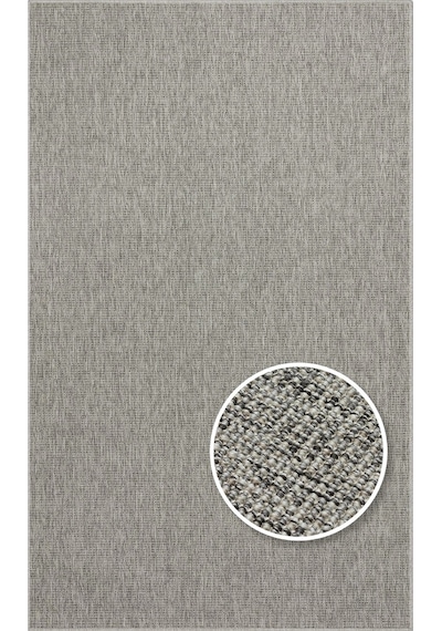 Eko Halı Ventura Vnt 2705 Grey Sisal Görünümlü İç Ve Dış Mekan Uyumlu Hav Vermeyen Modern Dokuma Hal