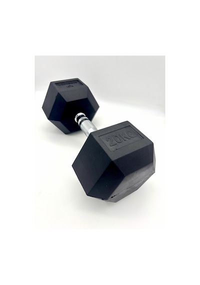 Alin Sport 20 Kg Kauçuk Profesyonel Olimpik Hex Dumbbell Hex Dambıl - Altıgen Dambıl