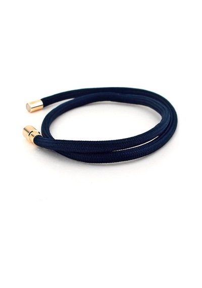 Lacivert Paracord Sari Manyetik Klips Erkek Bileklik Bt536 Çok Renkli