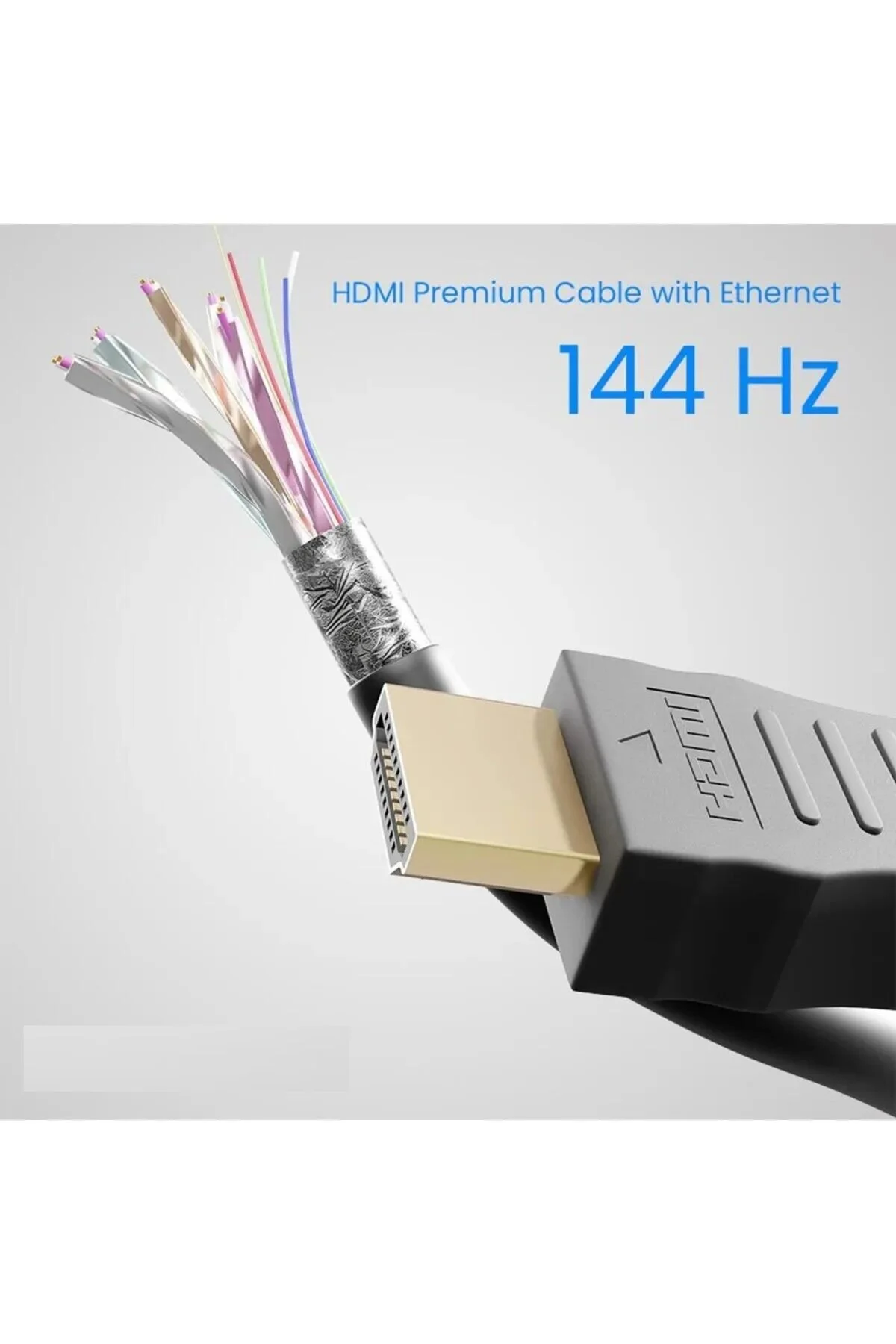 3 Metre 3mt Hdmı Kablo V1.4 Full Hd 3d 1080p Görüntü Ses Ve İnternet Aktarım Premium Hdmı Kablosu 001