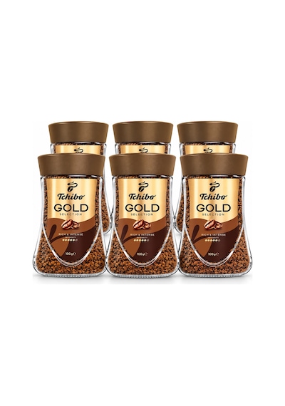 Tchibo Gold Selection Çözünebilir Kahve 100 G X 6 Adet