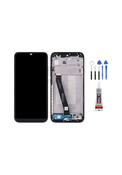 Xiaomi Redmi 7 Çıtalı Ekran Lcd Dokunmatik Tamir Seti Ve Yapıştırıcı Yanında Yedcom