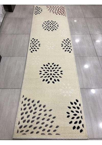 Saray Halı Samyeli 10940 Wk 80X300 Krem 3 Metre Yolluk !