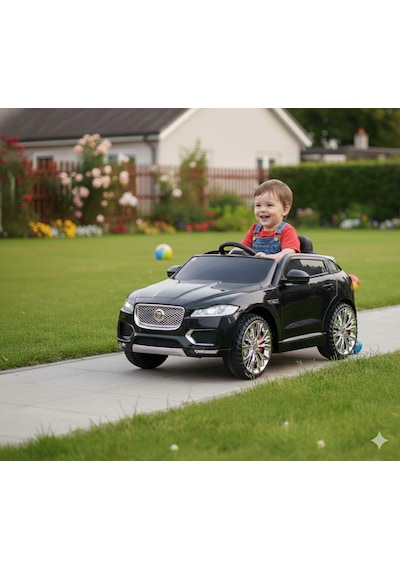 Freebebek Jaguar 12 Volt Kumandalı Akülü Araba Siyah