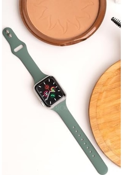Slim Silikon Kordon, Apple Watch Series 11/10/9/8/7/6/5/3/se/se2/se3 İle Uyumlu, 46mm/45mm/44mm & 42mm/41mm/40mm