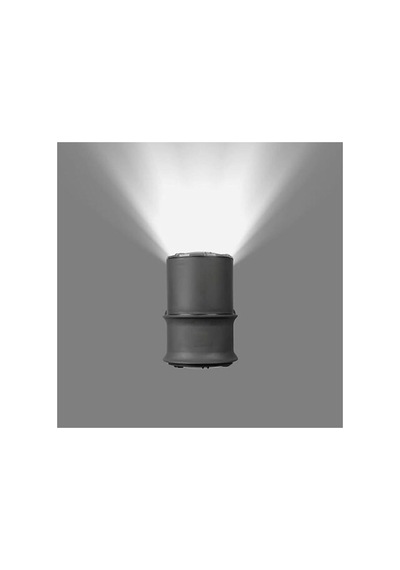 Tekli Çağlayan Aplik Ip54 Dış Mekan Zita Bahçe Aydınlatma Duvar Apliği + Gu10 Led Ampul Beyaz Işık Çok Renkli