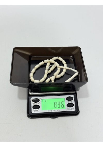 Kesme Fildişi Tesbih 8,95 Gram - Koleksiyonluk Fil Dişi Tespih F050