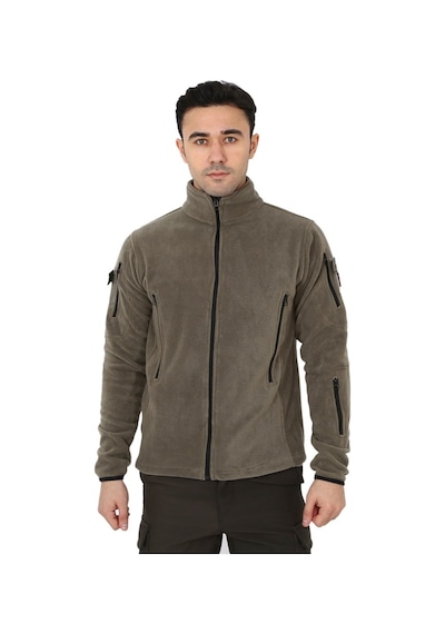 Erkek Açık Haki Taktik Askeri Outdoor Avcı Polar Hırka Çok Renkli