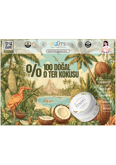Fnac Doğal İçerikli Be Natural Ter Kokusu Önleyici Unisex Krem Deodorant 50 ML