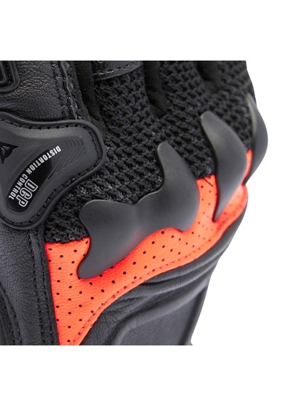 Dainese Daınese Eld/x-rıde 2 Tek Cloves Black Red Fluo Renkli
