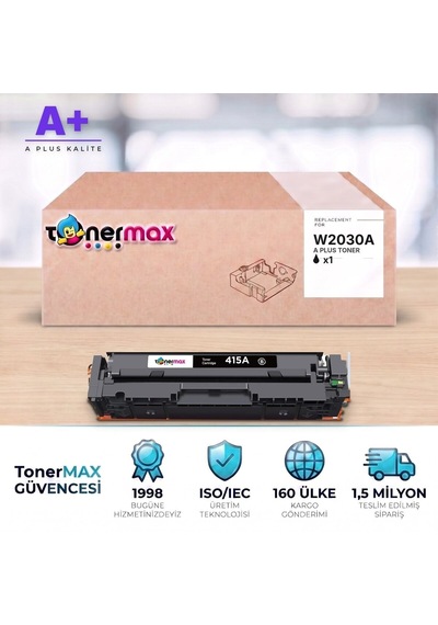 Hp 415a W2030a Siyah Uyumlu Toner A Plus / Color Laserjet Pro M454 / M479 Enterprise M455 / M480