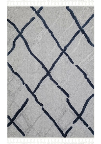 Eko Halı Terazzo Trz 03 Navy İskandinav Modern Halı