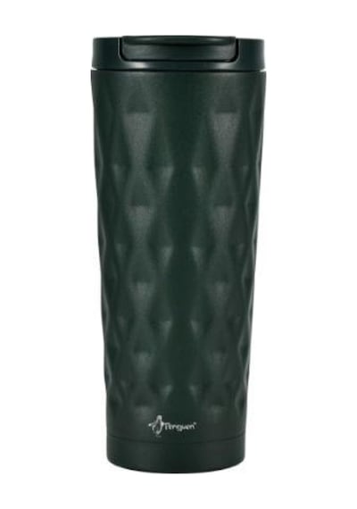 500 Ml Çift Katlı Paslanmaz Çelik Mug Termos Renkli - Yeşil Yeşil