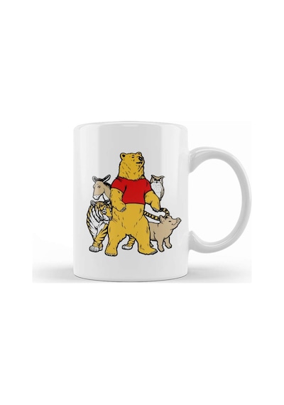 Bear And Friends Winnie The Pooh Kupa Bardak Porselen Karışık