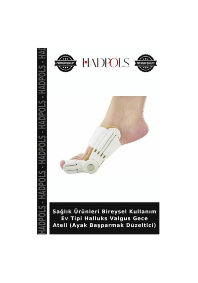 Sağlık Ürünleri Bireysel Kullanım Ev Tipi Halluks Valgus Gece Ateli Ayak Başparmak Düzeltici