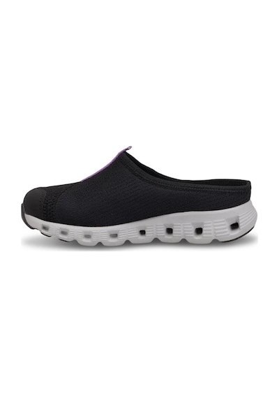 King Paolo H5204 Missy Kadın Memory Foam Sabo Terlik Siyah - Mor