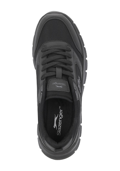 Slazenger Glen I Erkek Büyük Beden Siyah / Siyah Koşu & Yürüyüş Spor Ayakkabısı Siyah