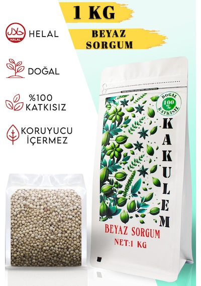 Kakulem Sertifikalı Beyaz Sorgum Dal Darı 1 Kg
