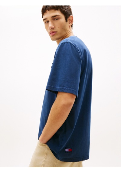Tommy Hilfiger Tjm 90s New Classıcs Ss Tee Erkek Mavi T-shirt - Dm0dm22545