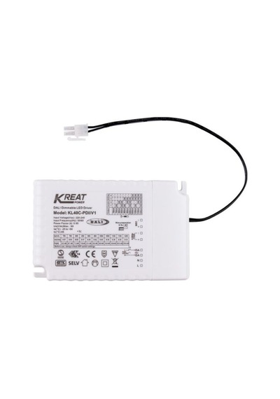 Mcled Dalı Dim Edilebilir Led Sürücü 40w 700 1200ma Ofis Led Panel Uyumlu Beyaz